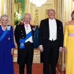 Βασιλικό δείπνο στο Κάστρο του Ουίνδσορ: Κάρολος και Καμίλα υποδέχθηκαν Τραμπ και Μελάνια