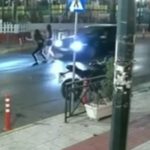 Σοβαρό τροχαίο με ανατροπή μοτοσικλέτας στη λεωφόρο Σχιστού στο Κερατσίνι